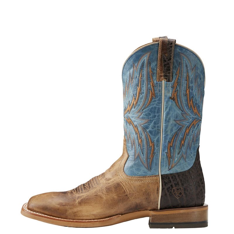 Ariat Western: Arena Rebound Botas Western Hombre - Marrones / Azules (YNGOB1273)